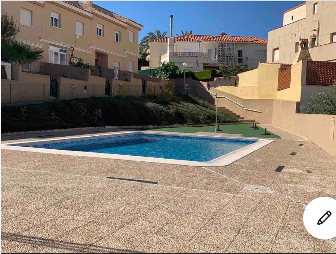 Adosado Cerca De La Playa Y Club De Buceo Con Piscina En Calabardina, Aguilas Exterior foto